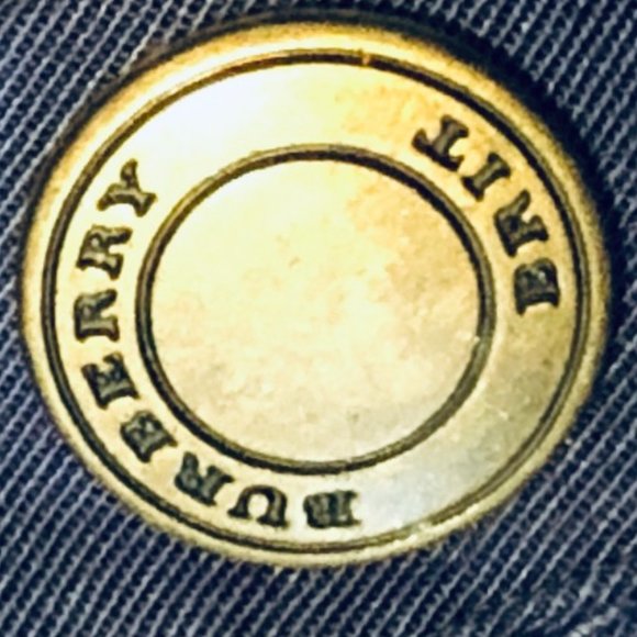 Burberry Brit | Fitted Navy Blue Jacket (size Medium) - Picture 11 of 12